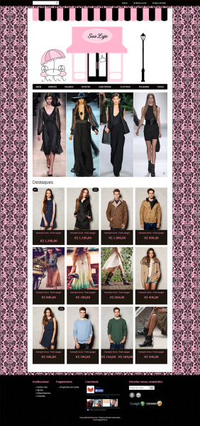 Layout para Loja Ilúria